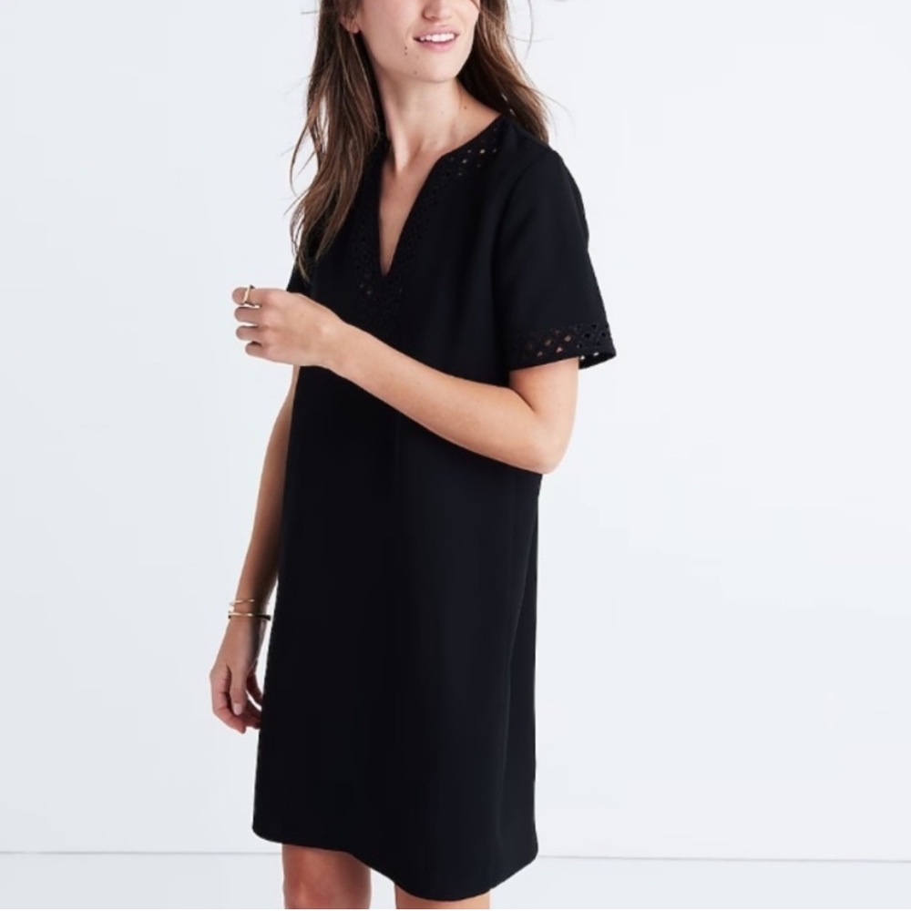Madewell  Balled Tunic Dress in Black Size 0